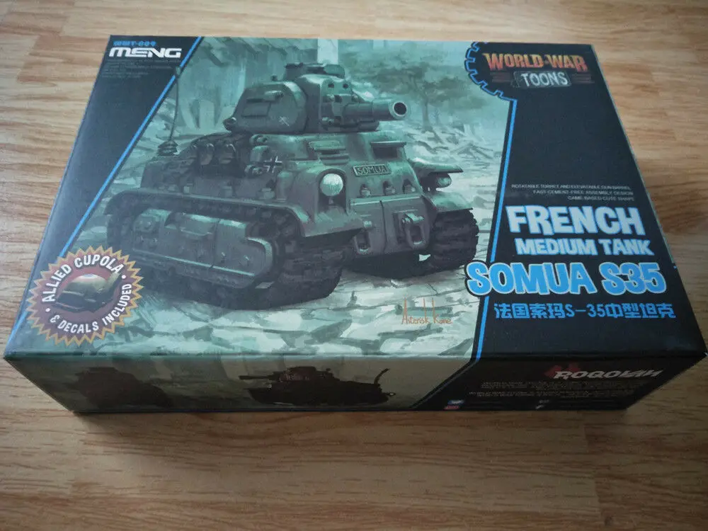 Meng WWT 009 французский средний танк Somua S 35 Q Edition набор пластиковых моделей