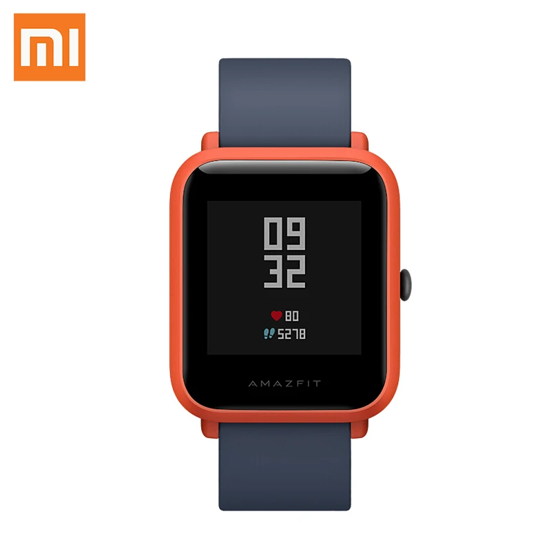 Английская версия Xiaomi Huami Amazfit Bip Pace Youth Смарт часы Mi Fit 1 28 &quotэкран 32g Ультра легкие