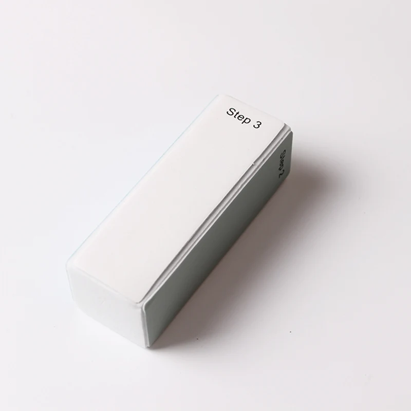 2 шт./лот 4 сторонние шлифовальные блестящие блоки буферы для ногтей Педикюр