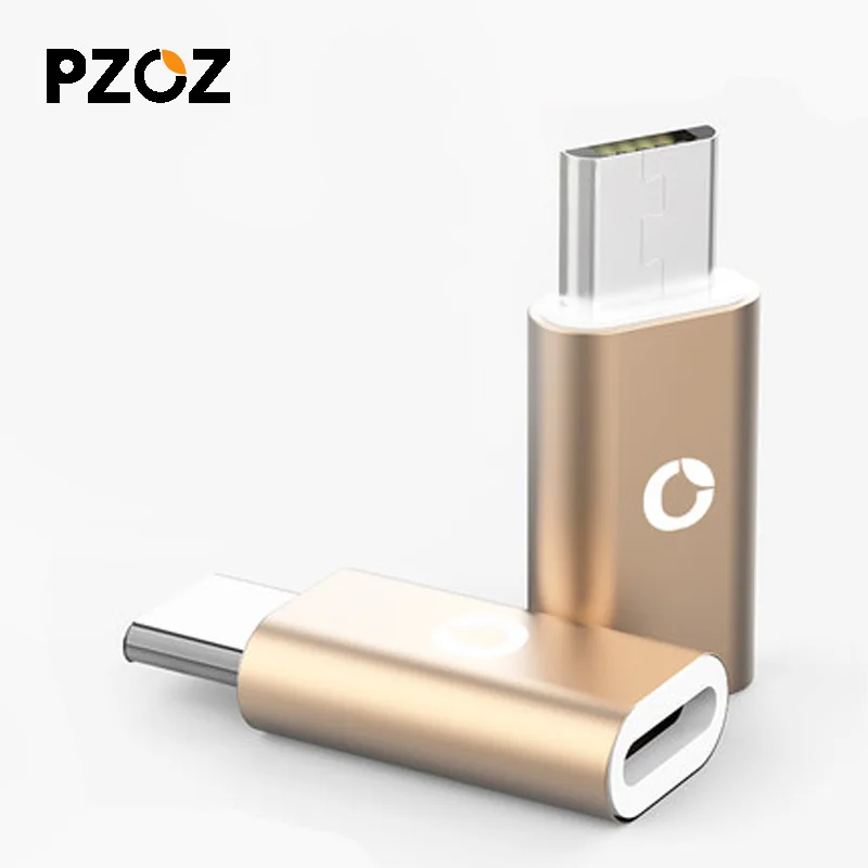 Адаптер PZOZ для iPhone к Type C кабель Micro USB конвертер зарядки Xiaomi redmi 5 plus 4x mi 8 A1 6 x oneplus usb c