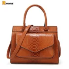 Роскошная женская сумка со змеиным принтом, Сумки из искусственной кожи под змеиную кожу, женские сумки от известного бренда 2018, дизайнерская сумка на плечо