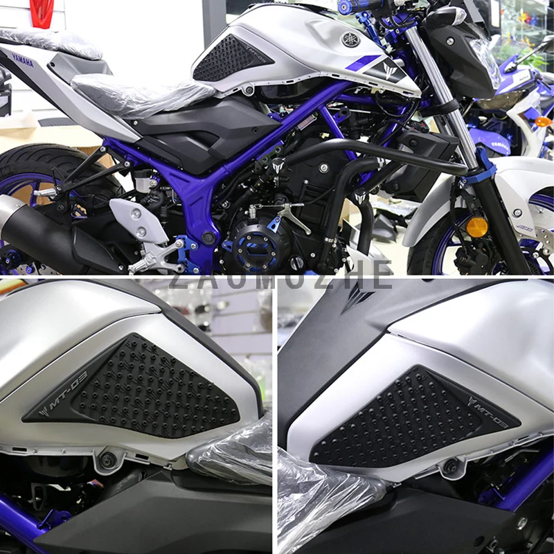 Для Yamaha MT 03 MT03 2015 2016 защита мотоцикла противоскользящая накладка на бак наклейка