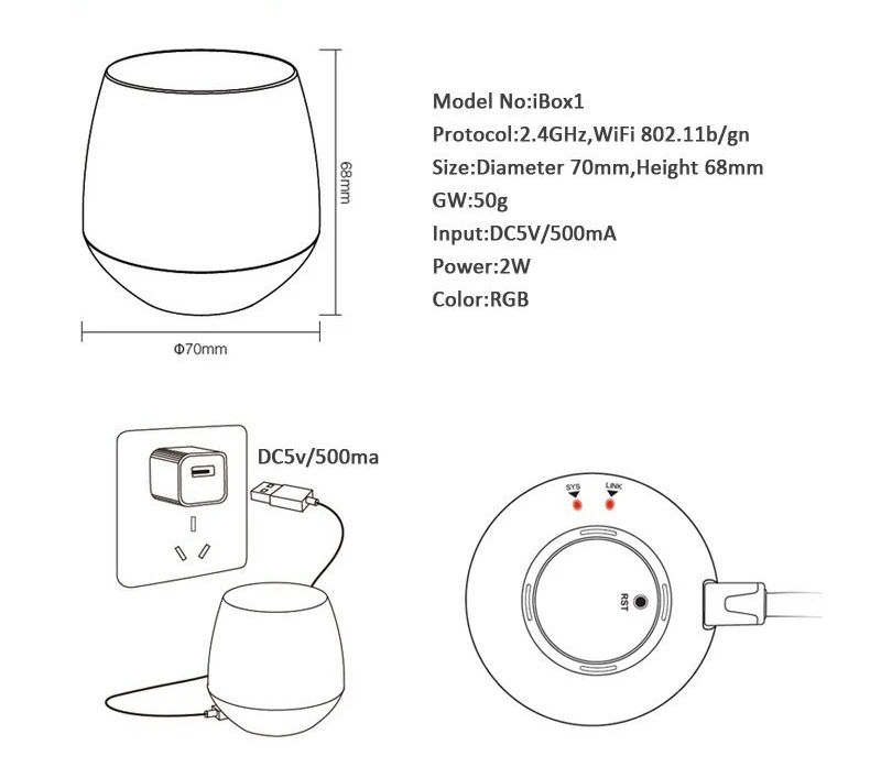 Смарт-светодиодные лампы 4 W 5 W 6 W 9 W 12 W MR16 GU10 E14 E27 двойной белый RGBCW RGBWW RGBCCT Управление лампой 2,4G РФ дистанционного Управление Лер Ibox