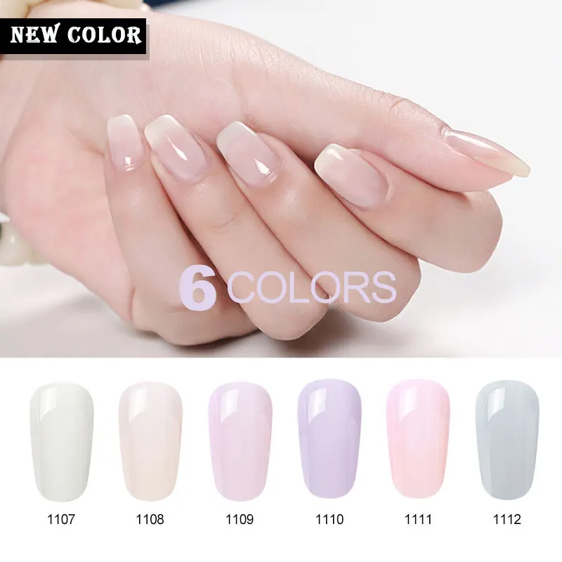 Modelones Розовый Цвет Желе серии УФ гель для ногтей Светодиодная лампа