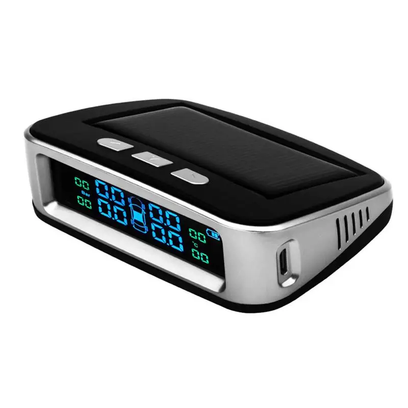 Беспроводная автомобильная система контроля давления в шинах TPMS ЖК дисплей на
