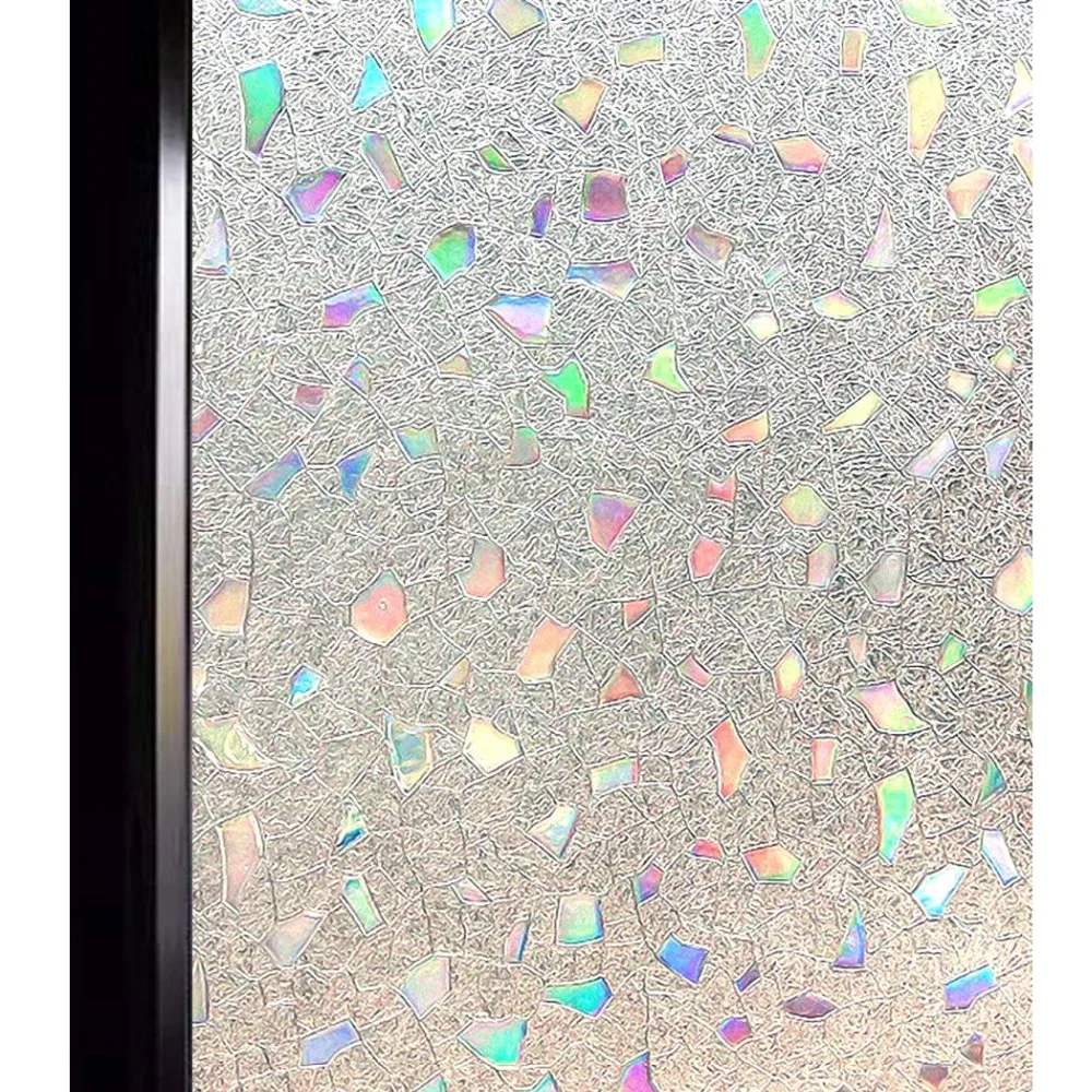 Funlife 30/45/60x200 см 3D декоративная оконная пленка статическая липкая стеклянная без