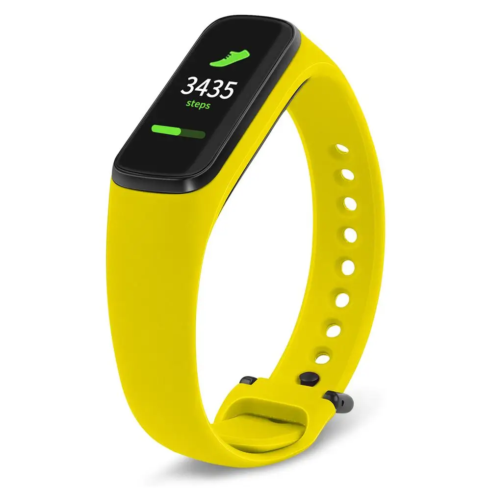 Yellow Силиконовый ремешок для часов, сменный спортивный ремешок для samsung Galaxy Fit-e/R375, сменный ремешок - Цвет ремешка: Yellow