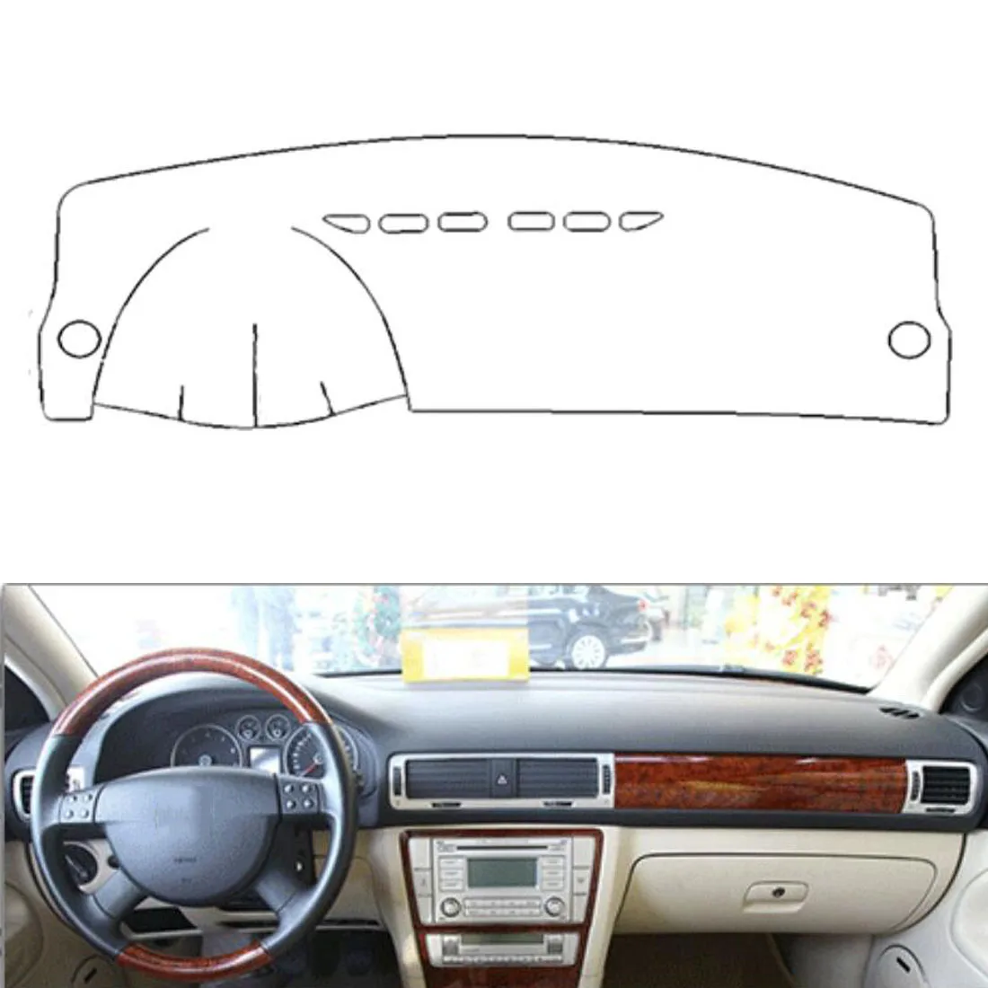 Dongzhen подходит для VW Passat 2009 2011 Авто приборной панели автомобиля крышка Избегайте