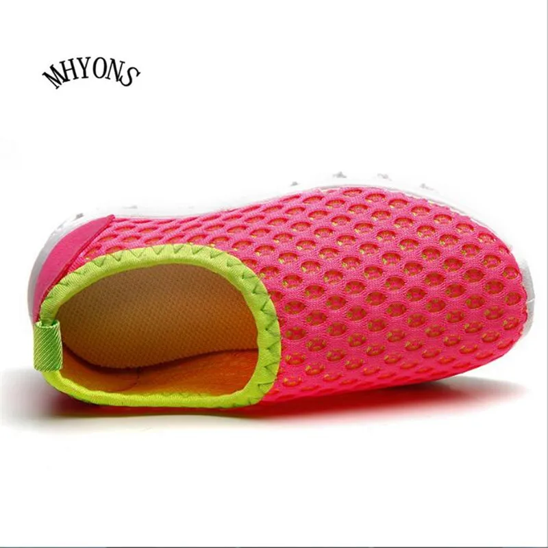 MHYONS 2018 Kids Shoes Children's Net Breathable Sneakers Boys Girl Casual Sports Brand Student Running Baby Sneaker | Детская
