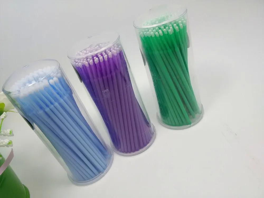 200 Pcs Micro Disposable Swab Bruch Application Eyelash Cotton Swab Makeup Toos High Quality Free Shipping
