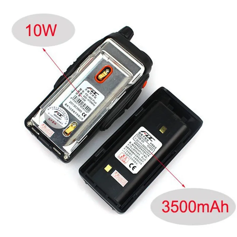 Новая портативная рация FDX FD 850 PLUS UHF 400 470 МГц 10 Вт 3500 мА/ч Любительская CB радио