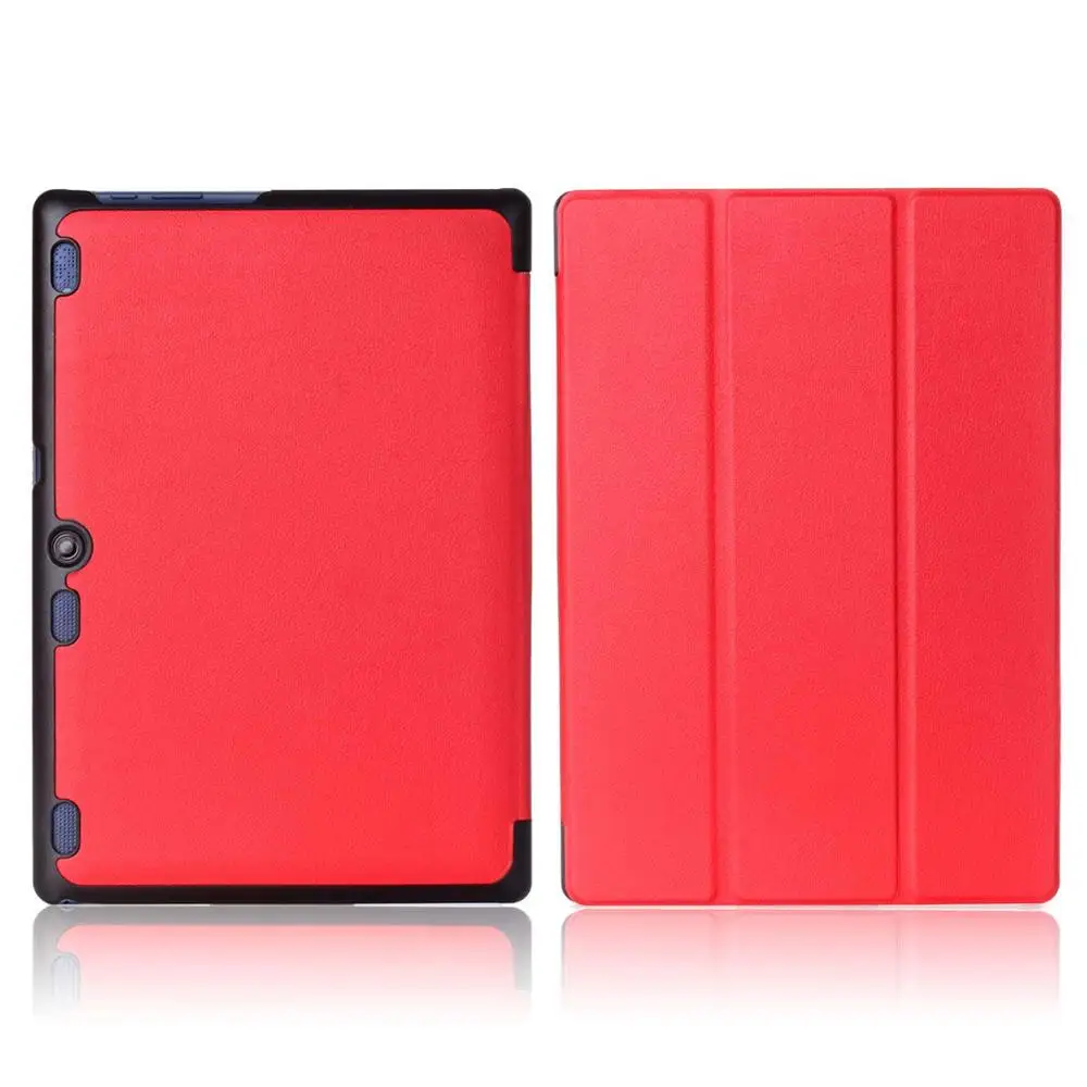 Ультратонкий чехол-подставка для lenovo tab 10 tb-x103f Tab 2 A10-30 TB2-X30F Tablet funda для Tab 3 10 Plus Tab3 10 - Цвет: Tab2 A10 KST Red