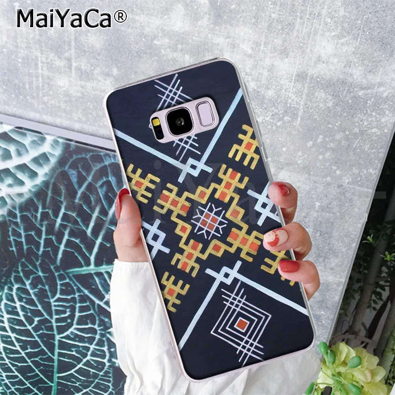 MaiYaCa латышское этническое солнцезащитное дерево Austras Koks для телефона мягкий