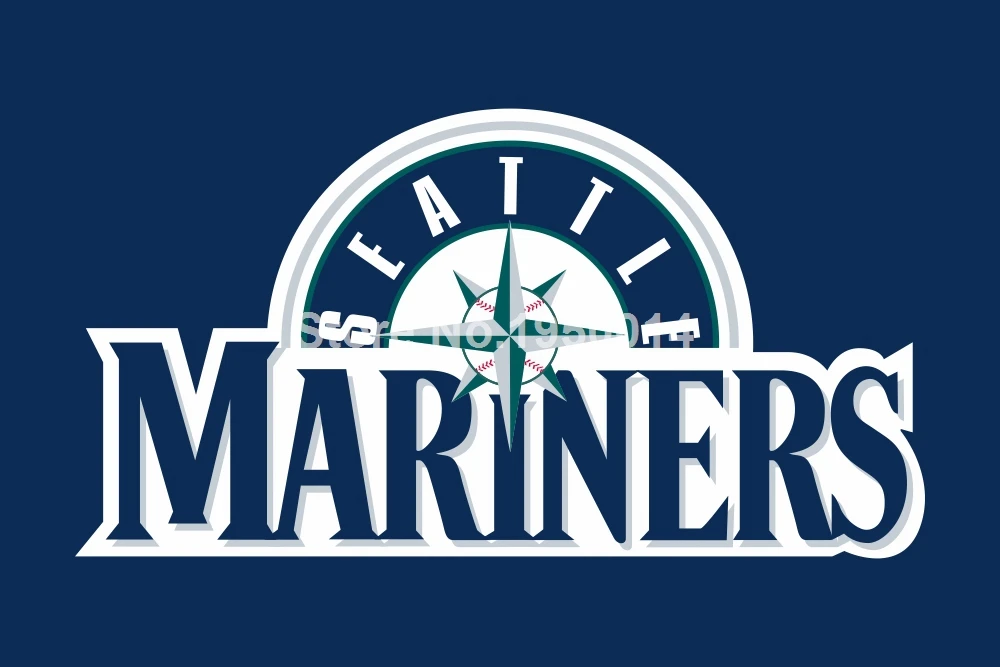 Seattle Mariners Fan Flag 3' x 5' 150X90CM Banner | Дом и сад