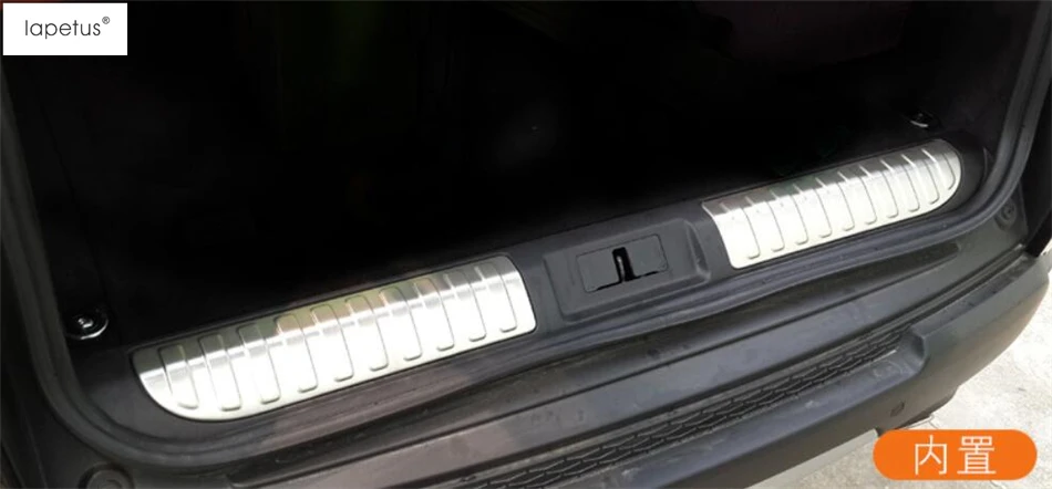 Lapetus аксессуары для RANGE ROVER Sport накладка на задний бампер Накладка на порог багажника защитная накладка