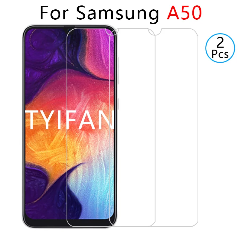 2 шт закаленное стекло для samsung a50 Защитное экрана протектор galaxy a 50 Защитная