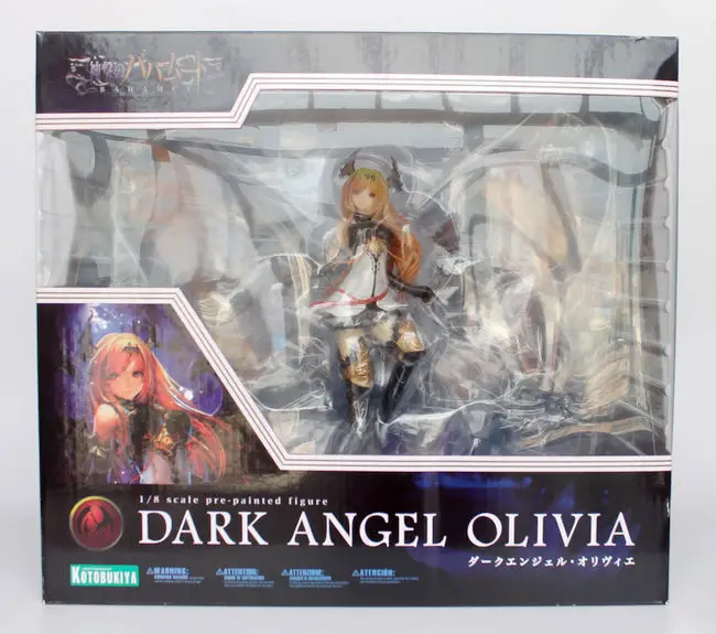 Поп игра Аниме Kotobukiya Rage Of Bahamut Dark Angel Olivia Ani статуя 29 см ПВХ фигурка игрушка новая