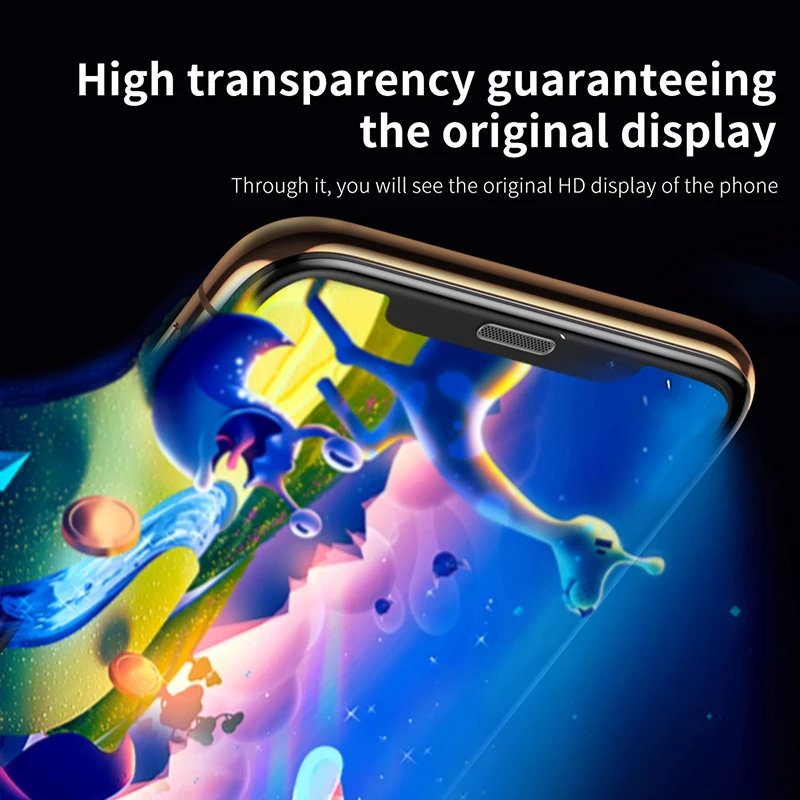 Защитное стекло Baseus 3D для iPhone XR 0 3 мм ультратонкое X Xs Max закаленное Передняя
