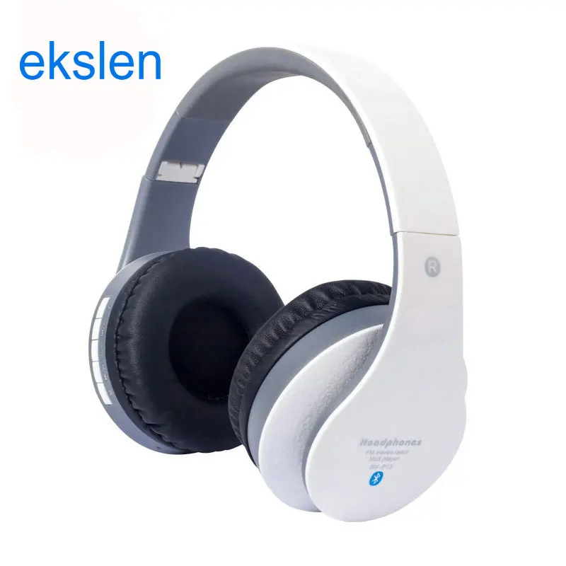

ekslen SN-P13 Super Bass Bluetooth Foldable Headphones RF Radio Wireless Stereo Earphones Hands free Headset With Microphone FM