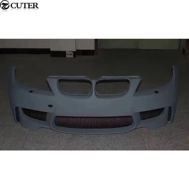 E90 325i 1M Стиль комплект кузова автомобиля ПУ Неокрашенный передний бампер для BMW 08
