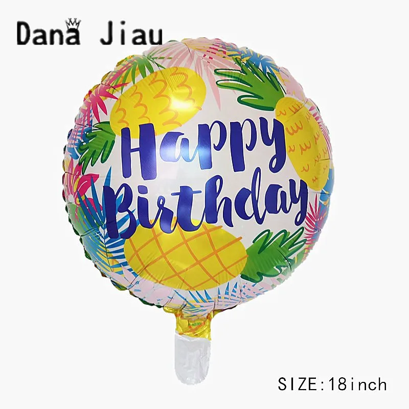 DANA JIAU новый воздушный шар в форме ананаса Летний Фруктовый Торт праздничное