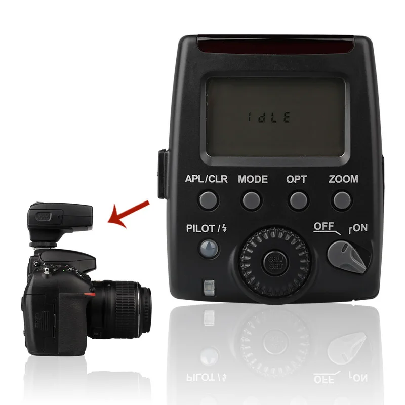 

MEKE Meike MK GT600 2.4G Wireless 1/8000s HSS TTL Flash receiver for Nikon D7100 D7000 D5100 D5000 D5200 D90 D70