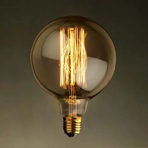 

G95 40W 220V Edison Light Bulb E27 Incandescent Bulbs Retro Vintage Filament Bulb Antique Edison Tungsten Lamp Home Decor bulbs