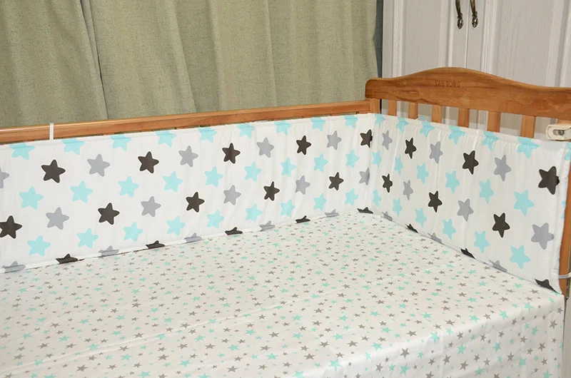 NO7 120X28cm 120*30 см дышащее Летнее Детское постельное белье-бампер Мульти-сенсорный многофункциональный веселый и двойной цвет яркая кровать бампер - Цвет: NO7 120X28cm