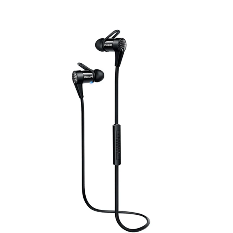 Оригинальные Наушники Philips SHB5800, bluetooth-соединение, проводное управление с микрофоном, Micro USB, зарядка, гарнитуры, поддержка функции NFC - Цвет: SHB5800-bk