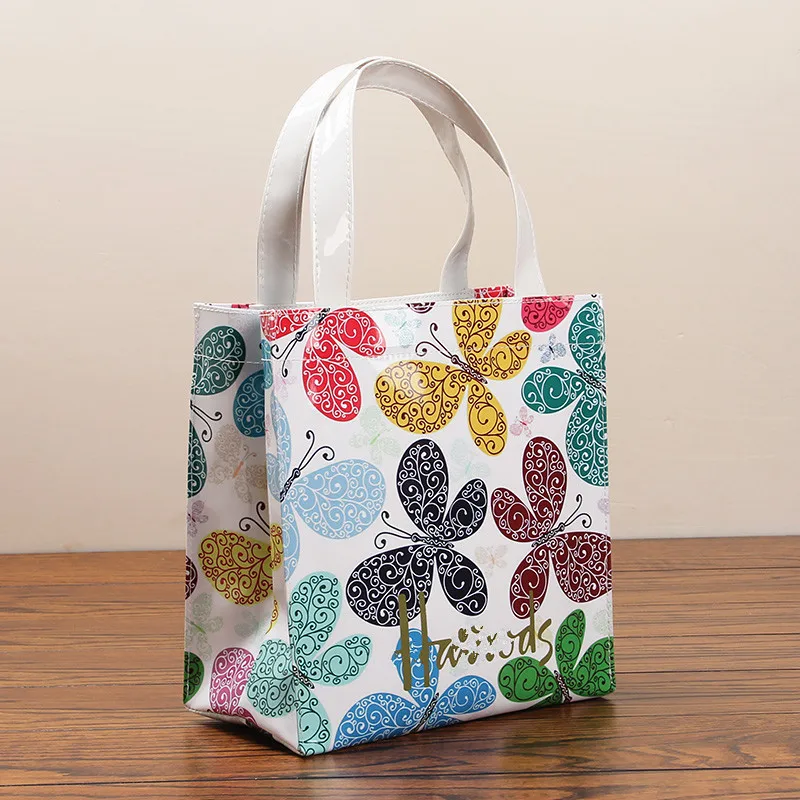 Новинка 2019 Классическая водонепроницаемая сумка из ПВХ с принтом бабочки и