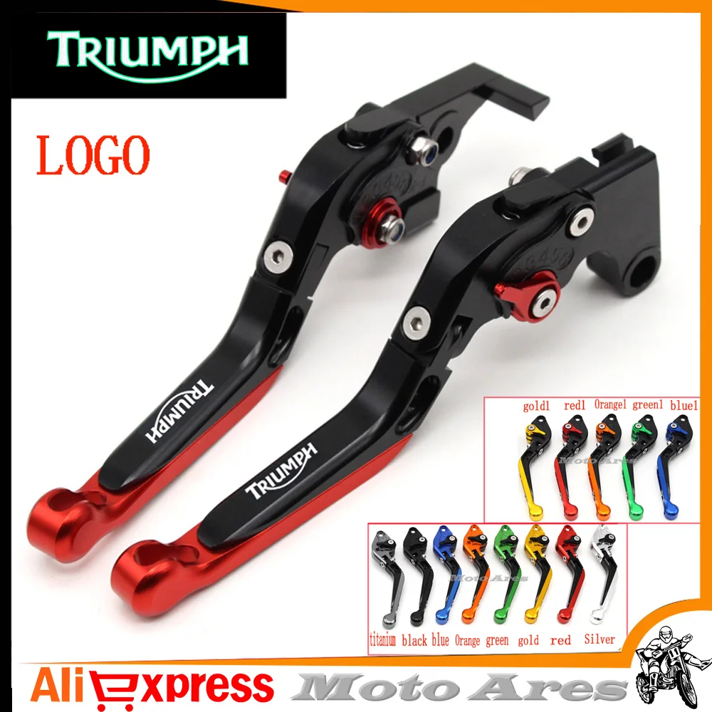 CNC регулируемые складные выдвижные рычаги тормозной муфты для мотоцикла Triumph