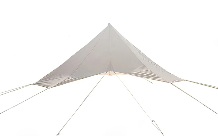 6m rain fly DANCHEL открытый Водонепроницаемый хлопок круглая холщовая палатка с плита куртка на стене Размер 3 м и формирующая листы для кровли 4 м, 5 м, 6 м для Семейные палатки Печатный фон для фотостудии - Цвет: 6m rain fly