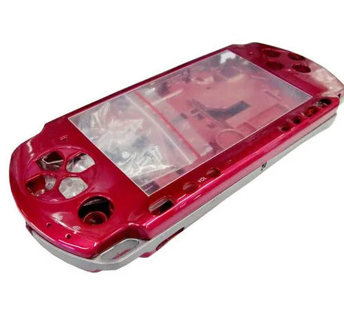 КРАСНЫЙ Полный Жилищно Чехол Кнопки Клавиатуры Набор для PSP3000 Замена |