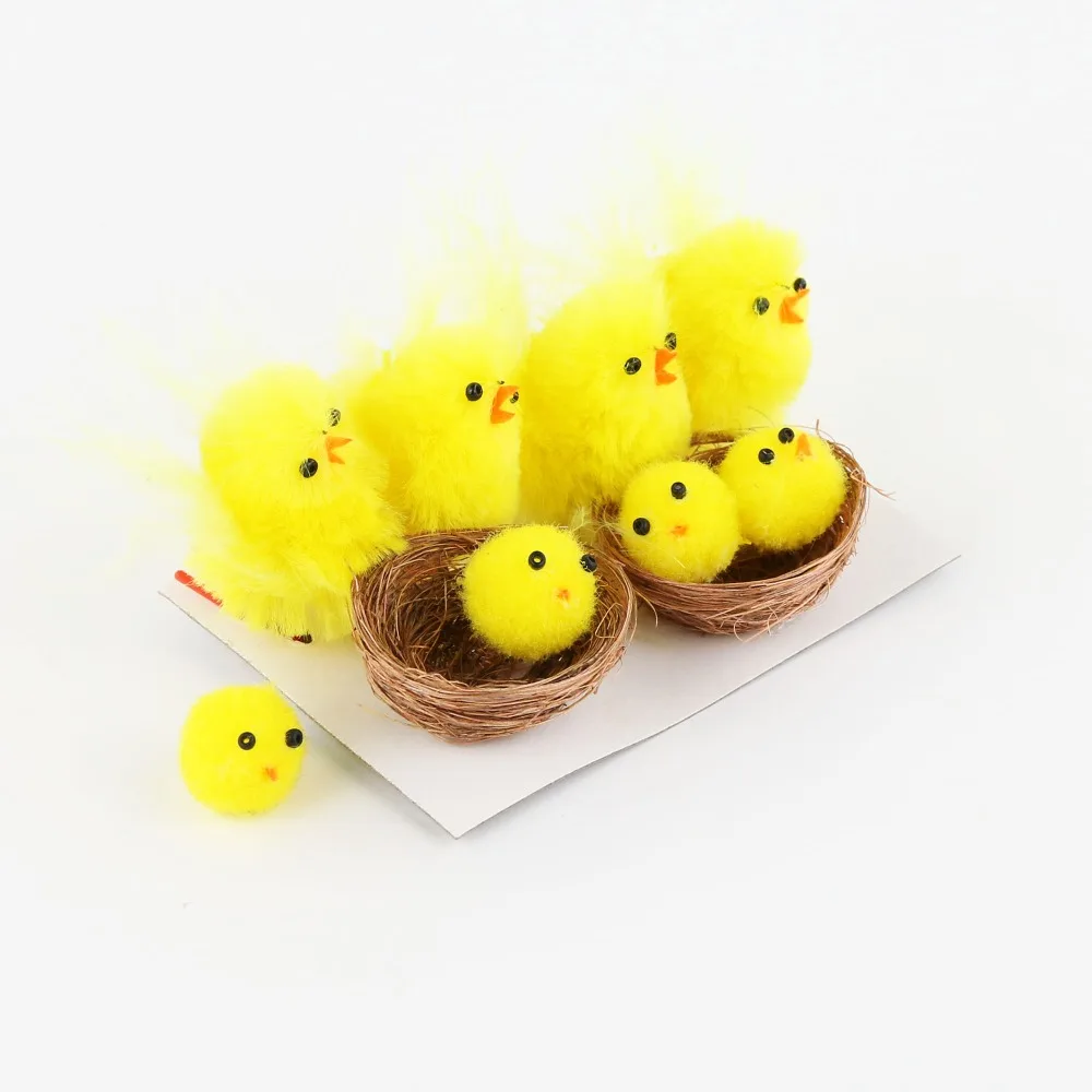 Новое поступление 2017 бесплатная доставка 1 коробка веселые милые пушистые желтые