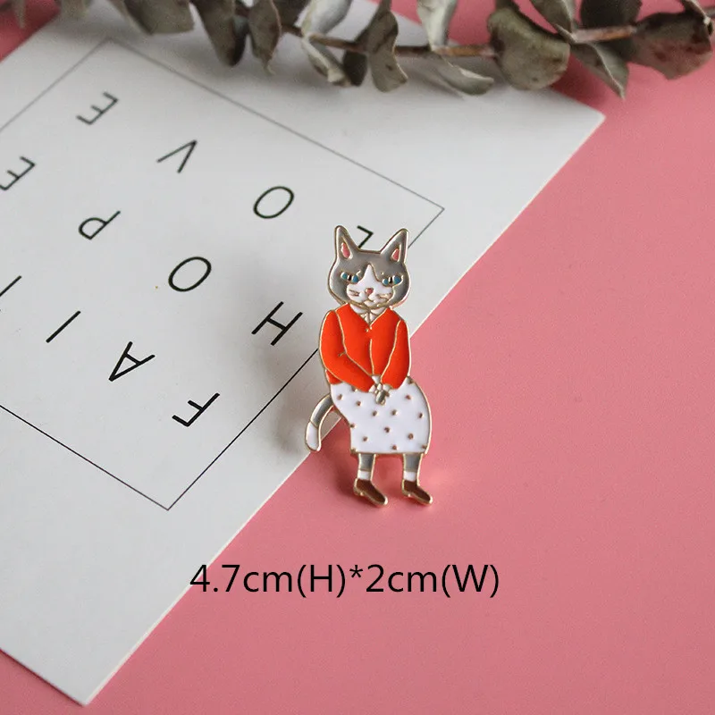 1 PCS Cartoon Metal Badges On Backpack Decorative Brooches Safety Pins For Clothes Icons Jeans Shirt Women DIY Craft | Дом и сад