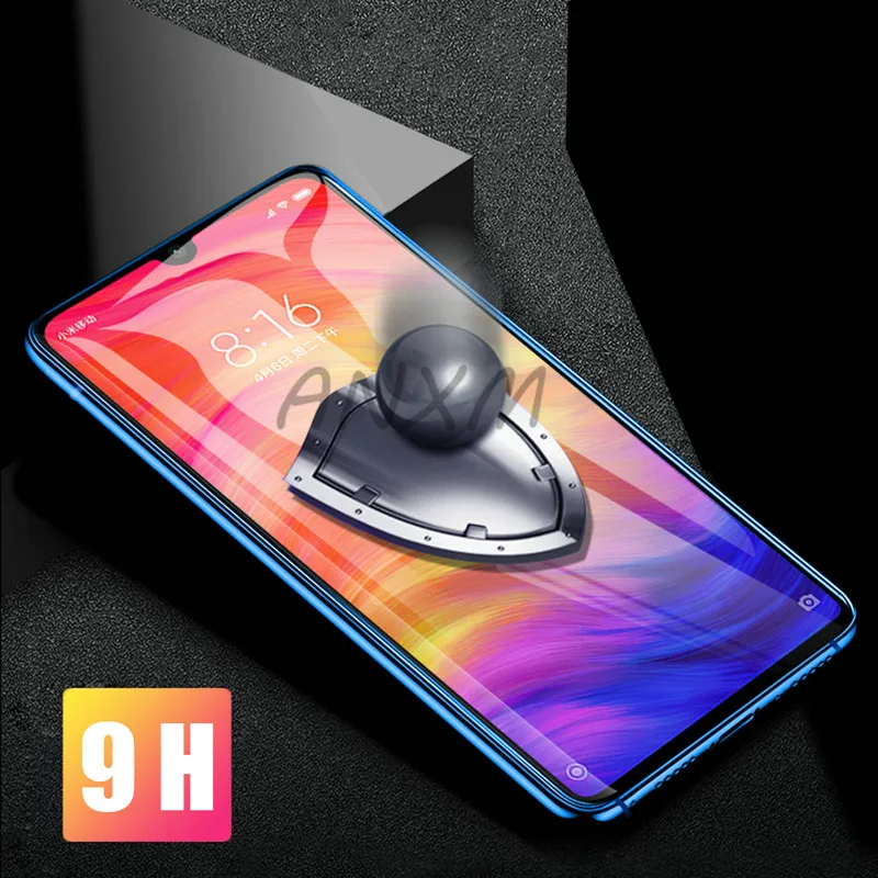 2 шт. 9H закаленное стекло для Xiaomi redmi note 7 8 Pro защита экрана полное покрытие