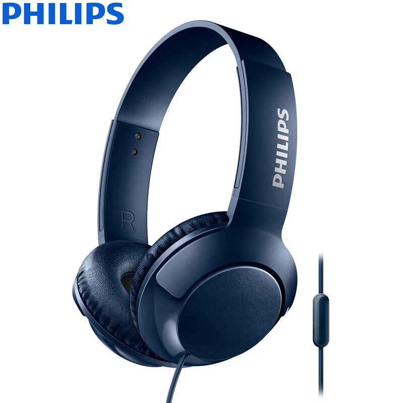 Philips SHL3075 Профессиональный басовый наушник с проводом управления шумом ремень стиль для Galaxy 8 официальное подтверждение