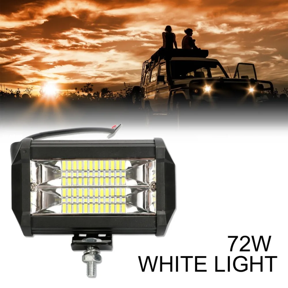 72W фары для автомобиля светильник s трансграничной 5 дюймов led двойной ряд длинная