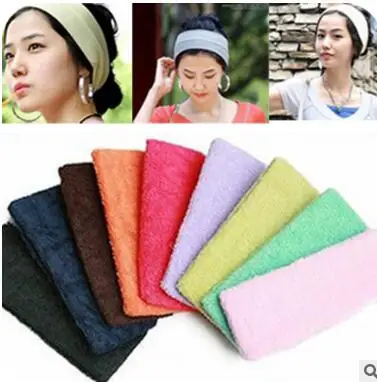 Йога резинки для волос спортивные эластичные повязки на голову 5 набор