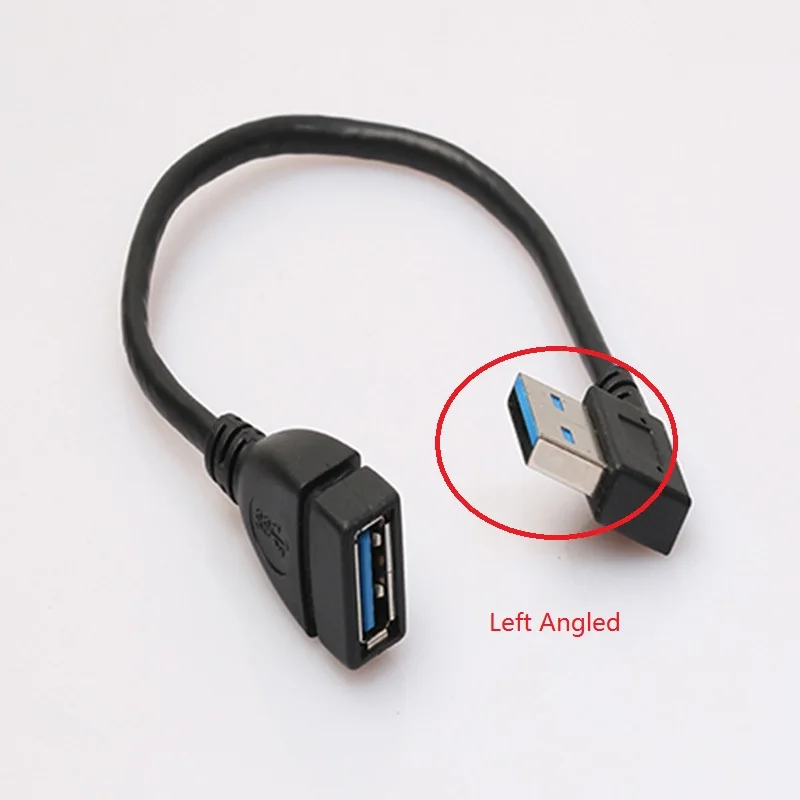 1 шт. кабель удлинитель USB 3 0 под прямым углом 90 градусов|Кабели передачи данных| |