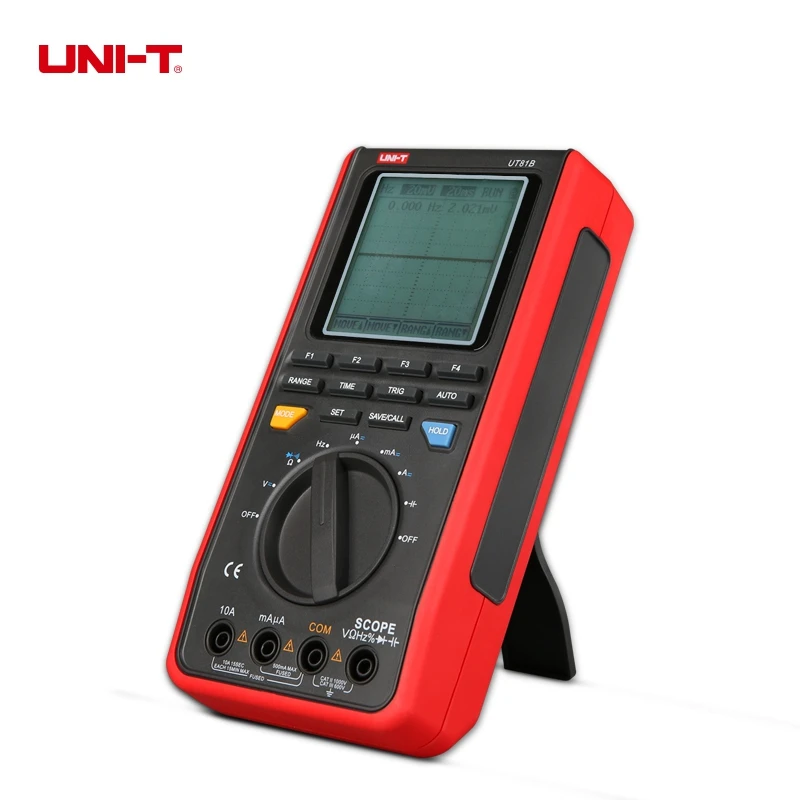 UNI T UT81B UT81C ручной ЖК дисплей Сфера цифровой mutltimeter Scopemeter частота дискретизации в