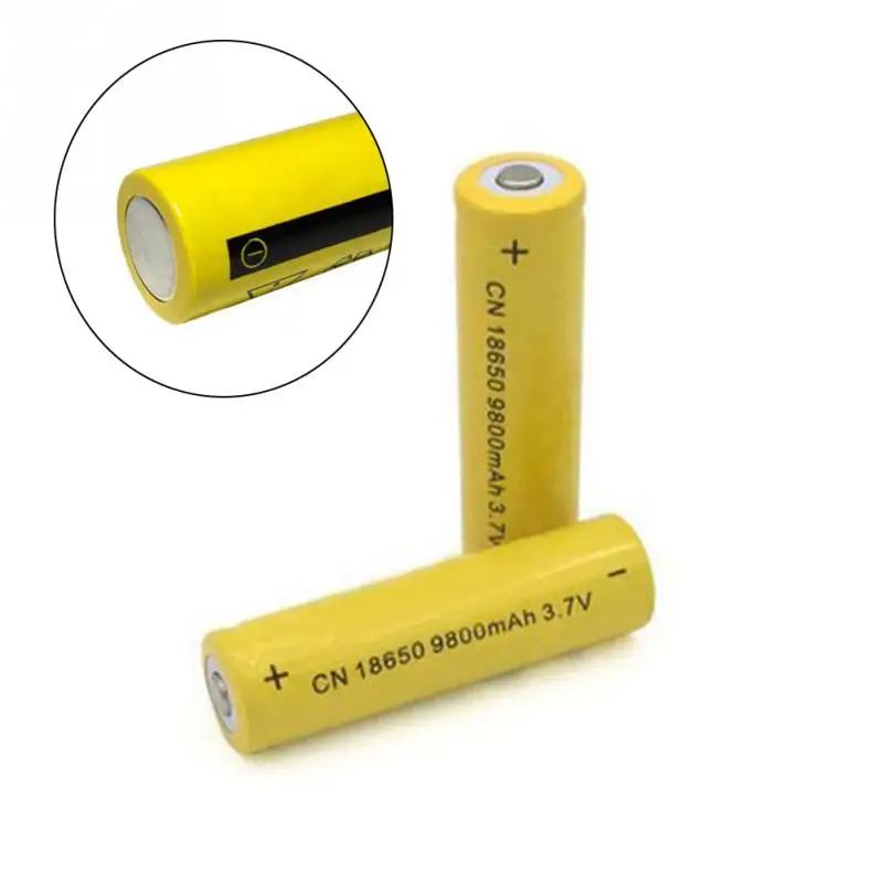 2pcs 18650 Lithium Battery 3.7V Large Capacity Charging Hard Light Torch Use | Электроника