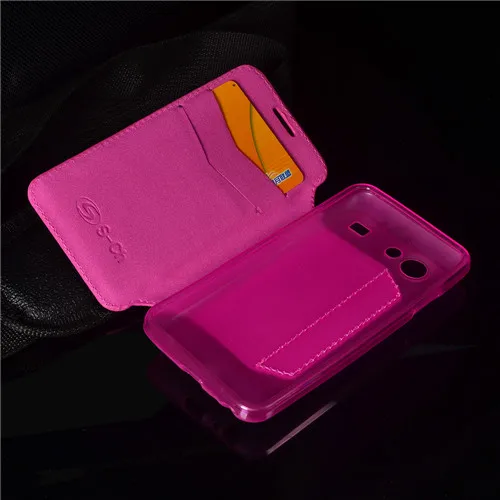 Pink Складной чехол из искусственной кожи для samsung Galaxy S Advance I9070, чехол-книжка в деловом стиле, прочный Чехол из искусственной кожи с отделением для карт - Цвет: Pink