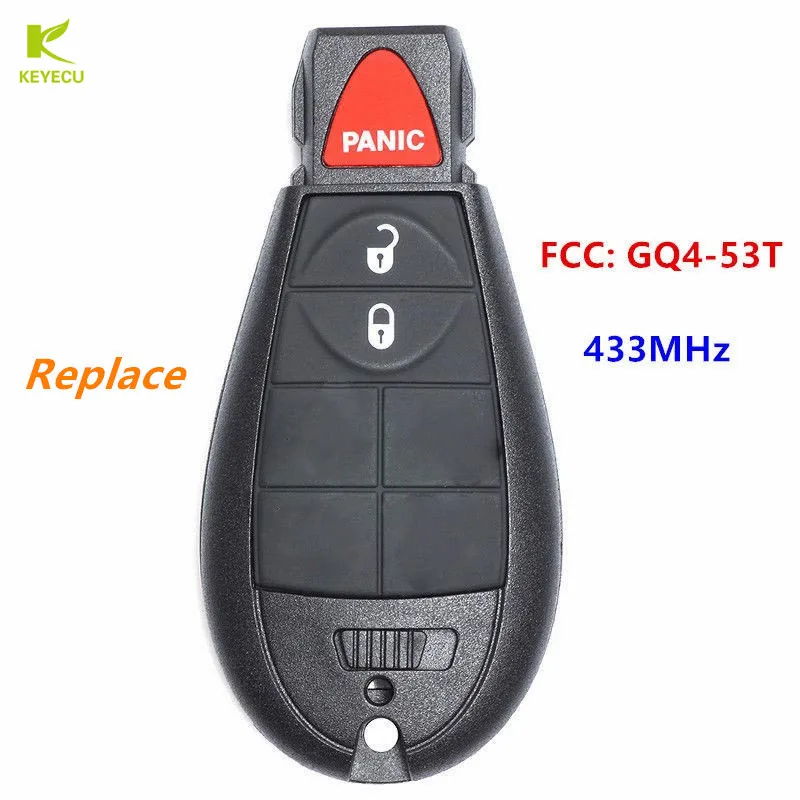 KEYECU Замена дистанционный брелок для ключей Fobik 433 МГц ID46 2013 2020 Оперативная память