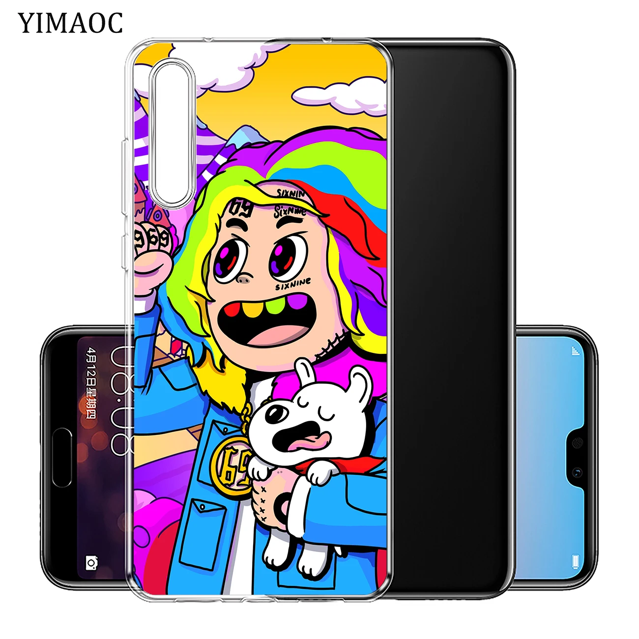 YIMAOC хип хоп рэппер Tekashi 69 6ix9ine тонкий мягкий чехол для Huawei P30 P20 Pro P10 P9 P8 Lite 2016 2017 P smart