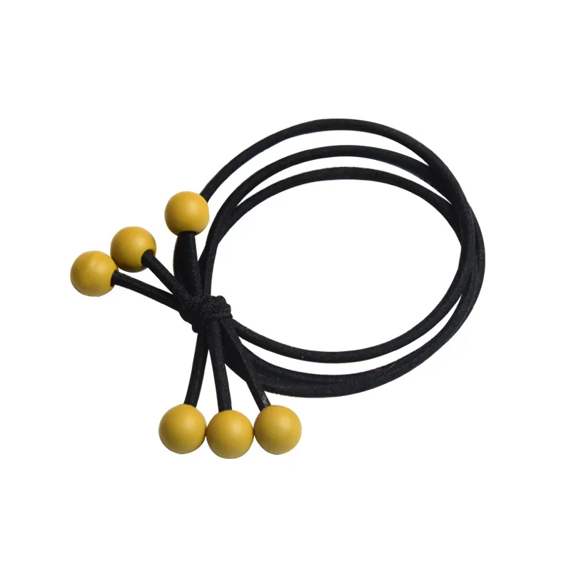 Женские эластичные резинки для волос Однотонные с тремя прядями аксессуары 2019 |