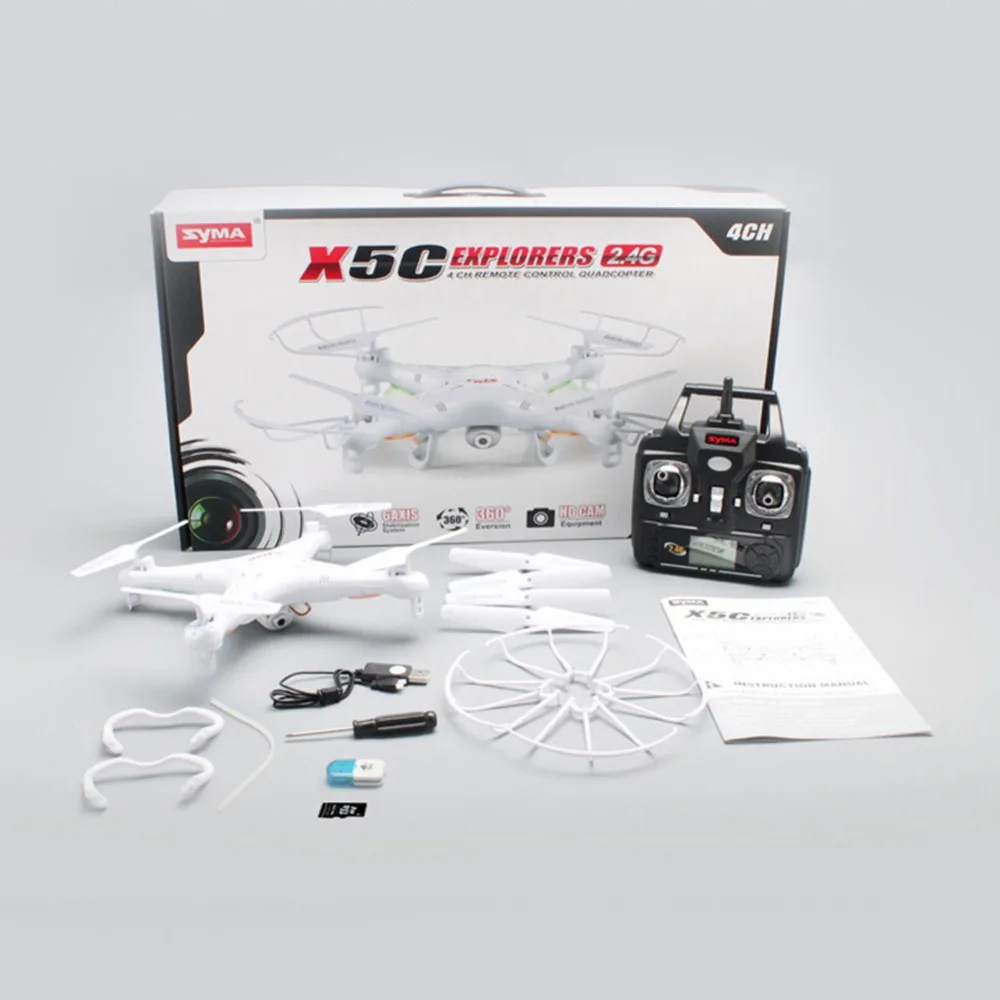 SYMA X5C телефон 2 Мп HD FPV камера МП 4 ГГц канала 6 осей Радиоуправляемый вертолет