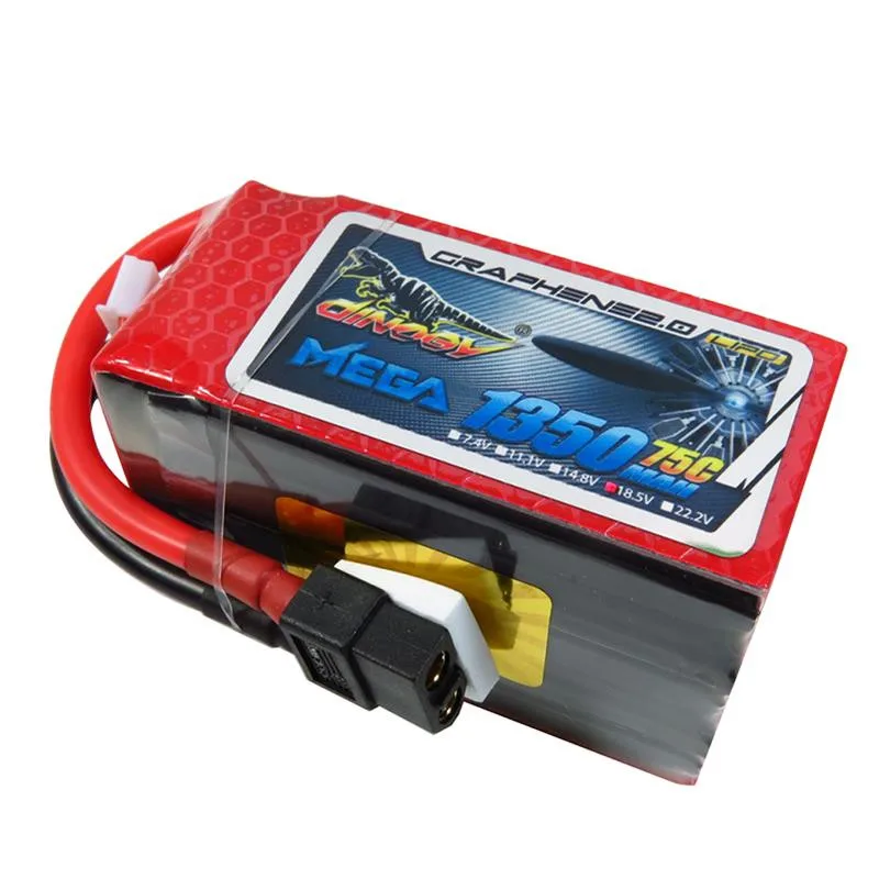 Фото Giant Power DINOGY GRAPHENE 2.0 18.5V 1350mAh 5S 75C XT60 Plug Lipo Battery For FPV Quadcopter Racing Racer RC Drone DIY Charger Игрушки и Giant Power DINOGY GRAPHENE 2.0 18.5V 1350mAh 5S 75C XT60 Plug Lipo Battery For FPV Quadcopter Racing Racer RC Drone DIY Charger Игрушки и