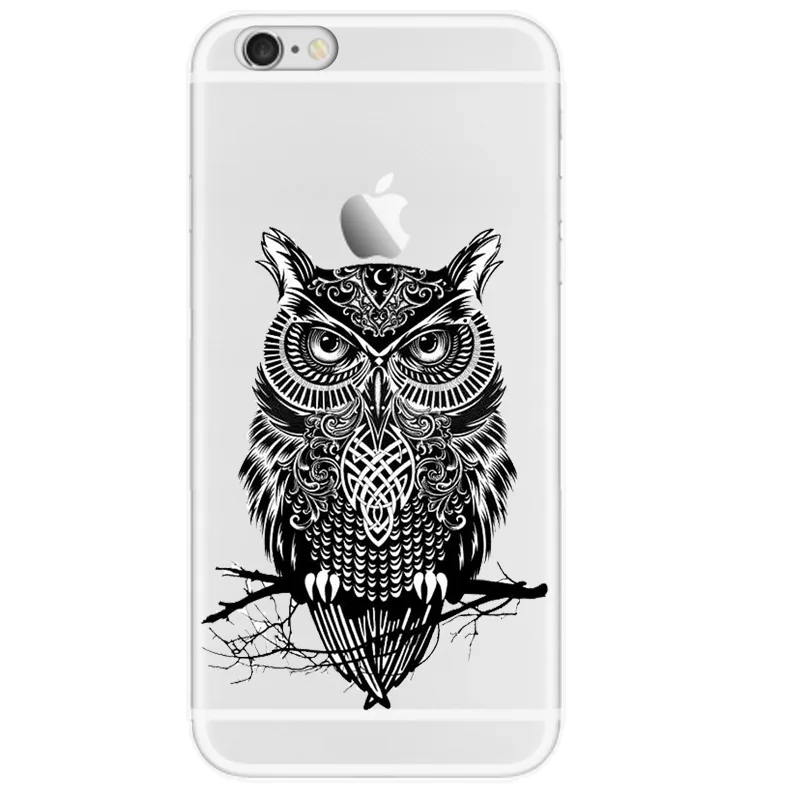 Lemon Fruit Phone Case For iPhone 5s 5 s SE 6 6S 7 8 Plus x 10 Soft TPU Silicon Transparent Thin Cover Cute Cat Owl Animal |