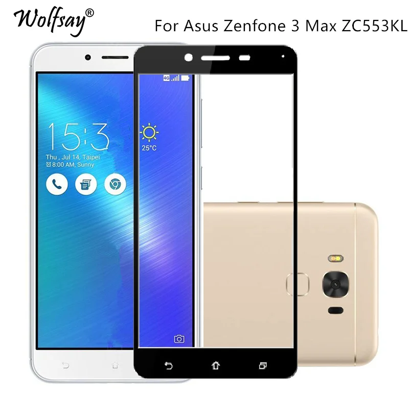 Закаленное стекло для Asus Zenfone 3 Max ZC553KL защита экрана 9H пленка X00DD X00DDA|Защитные